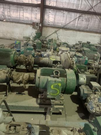 Motors and pump sets