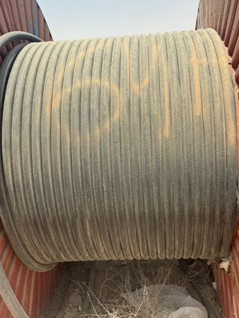 Rolled coil in the yard